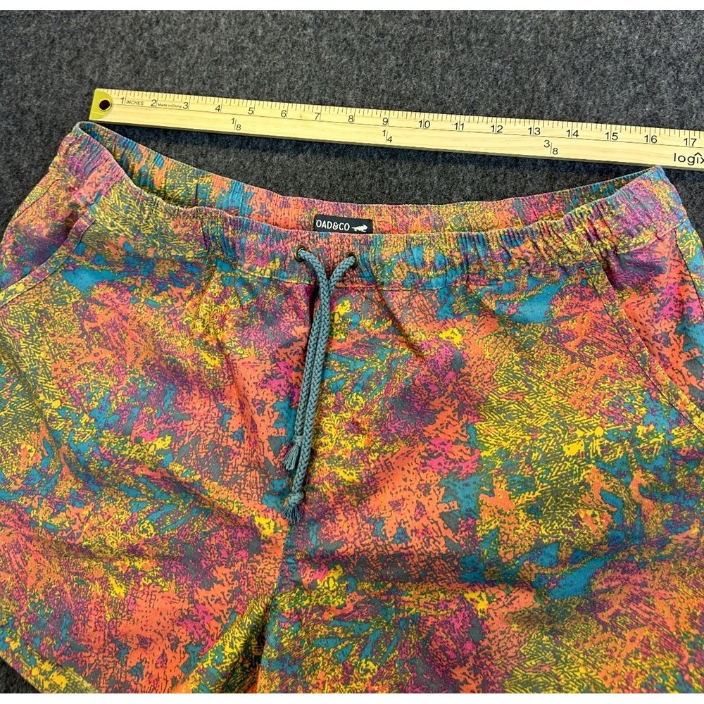 Toad and Co Boundless Shorts Pull On Dreamsicle Pix Print Outdoor Women's XL - Picture 8 of 15
